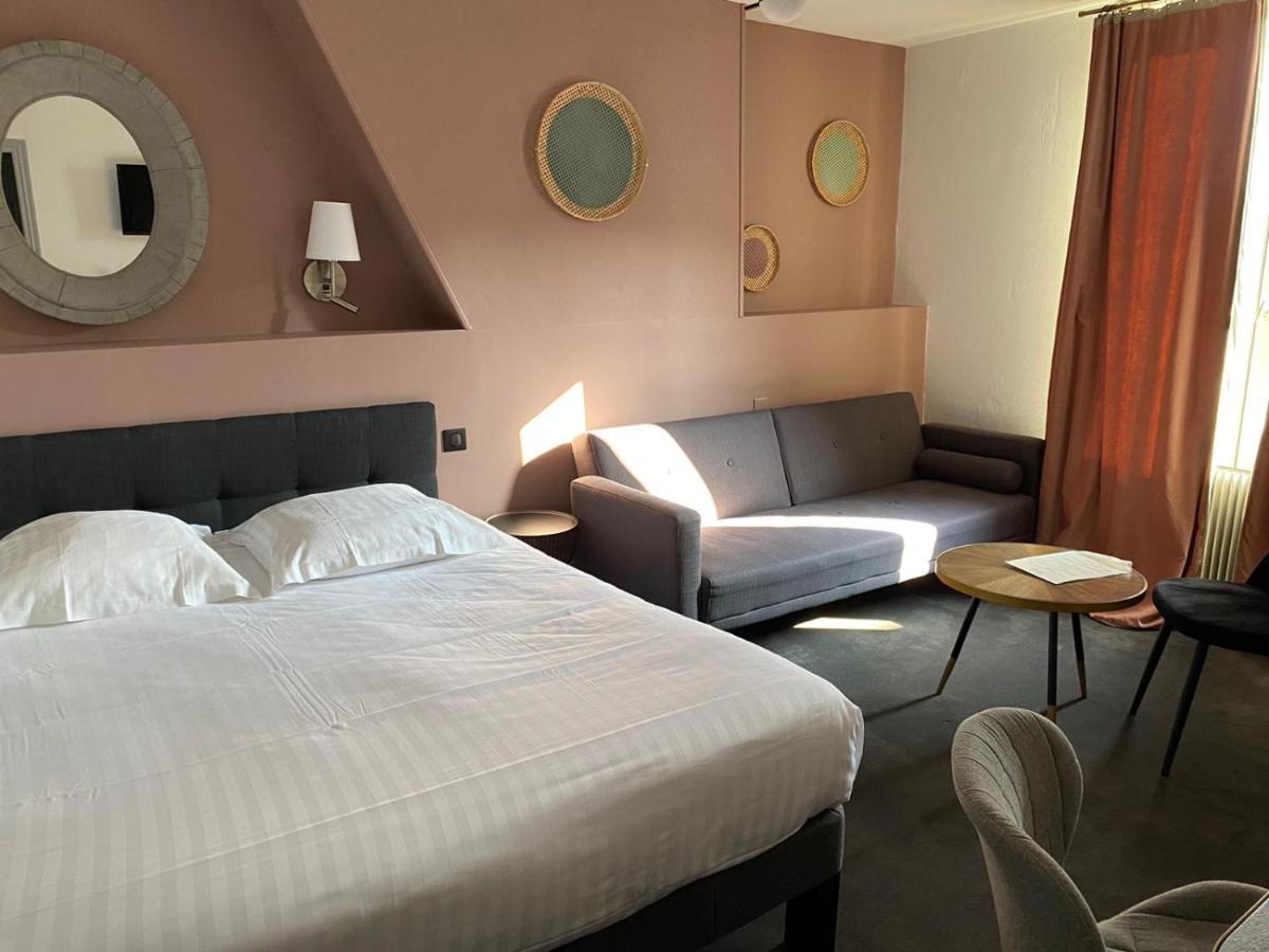 The Originals Boutique, Hotel La Colonne De Bronze, Сен-Валери-сюр-Сомм Экстерьер фото
