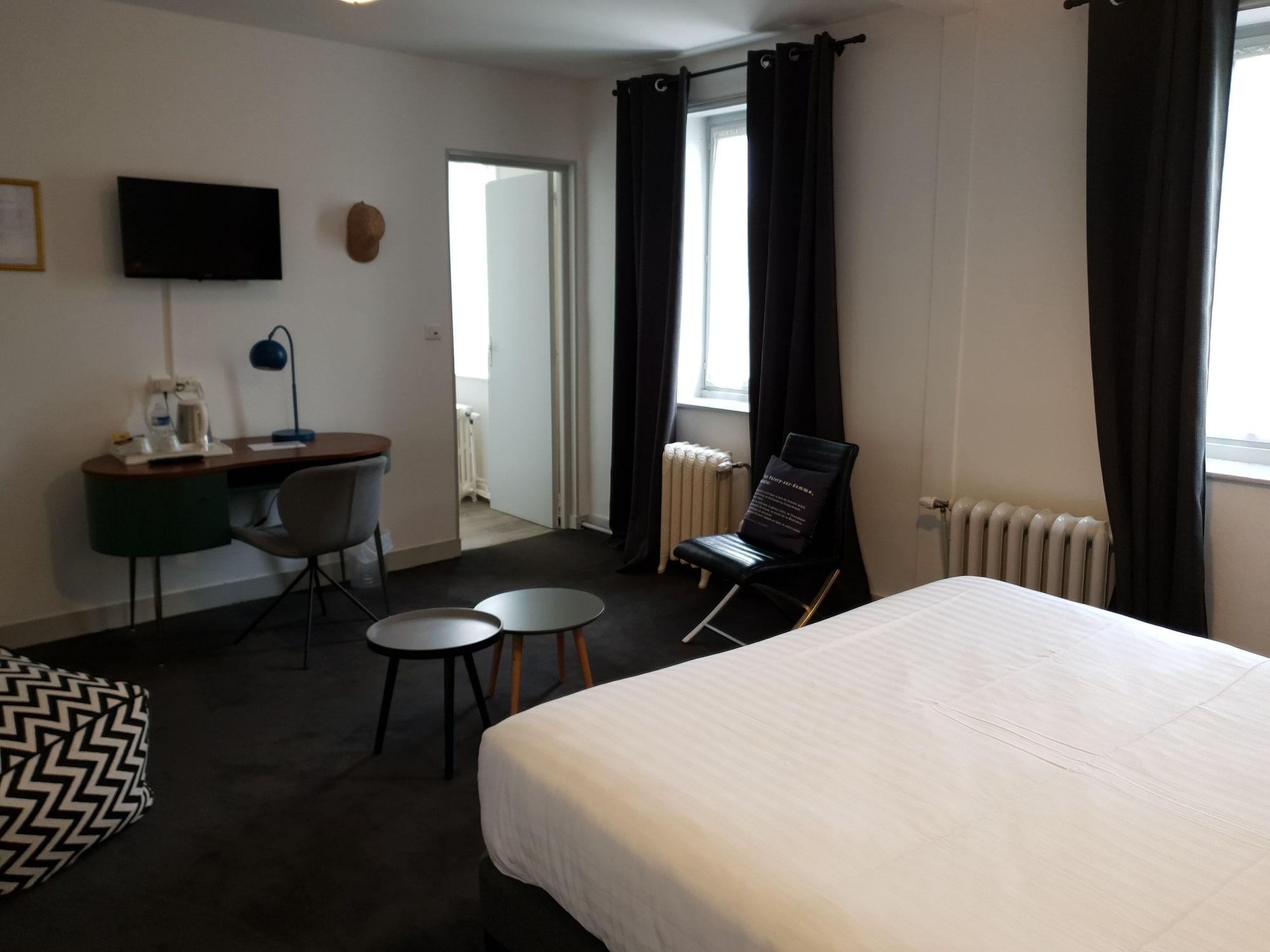 The Originals Boutique, Hotel La Colonne De Bronze, Сен-Валери-сюр-Сомм Экстерьер фото