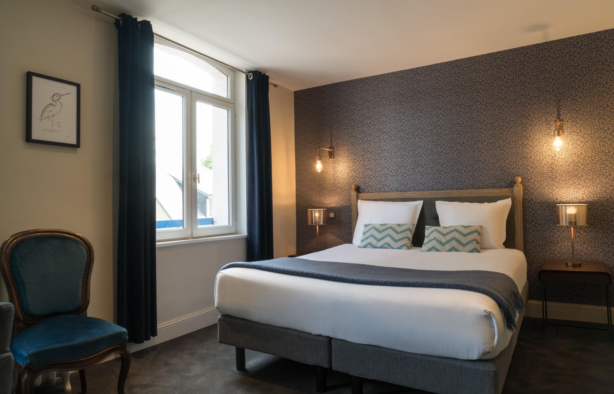The Originals Boutique, Hotel La Colonne De Bronze, Сен-Валери-сюр-Сомм Экстерьер фото